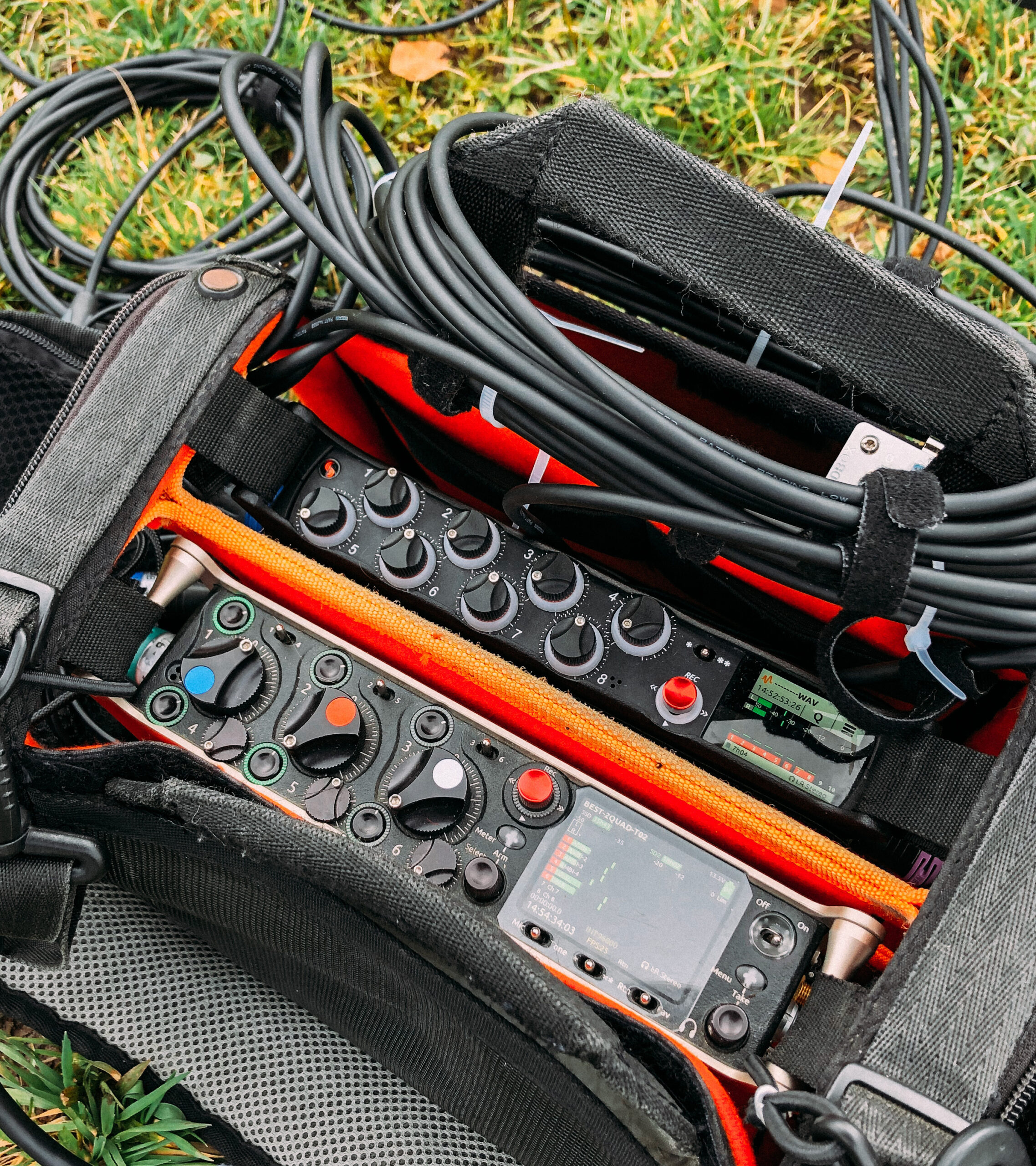 Surround comparison recording rig — photograph 1