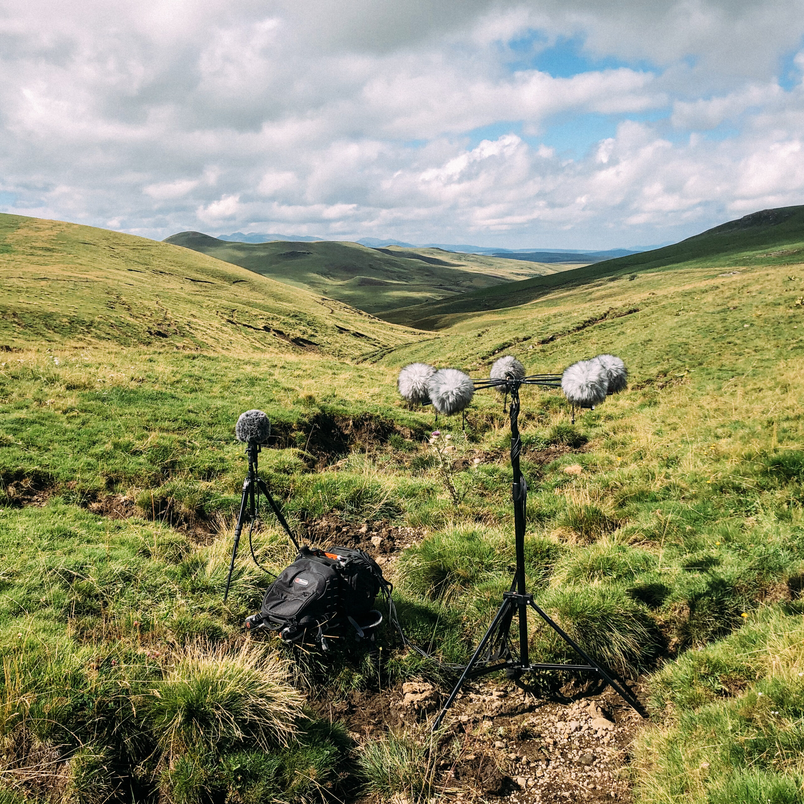 Field recording photograph from the Cantal Countryside sessions (01)