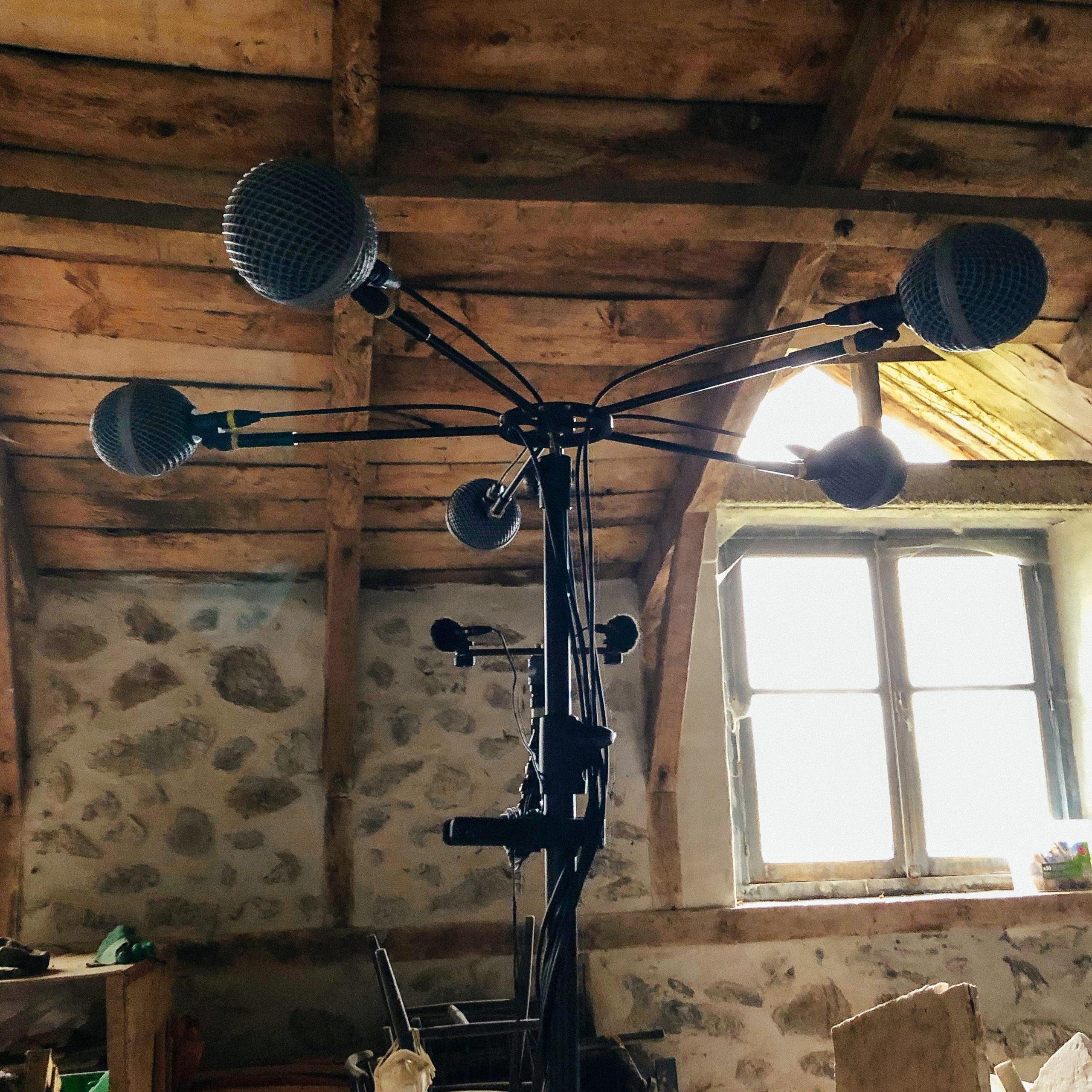 Surround rigs in an old attic