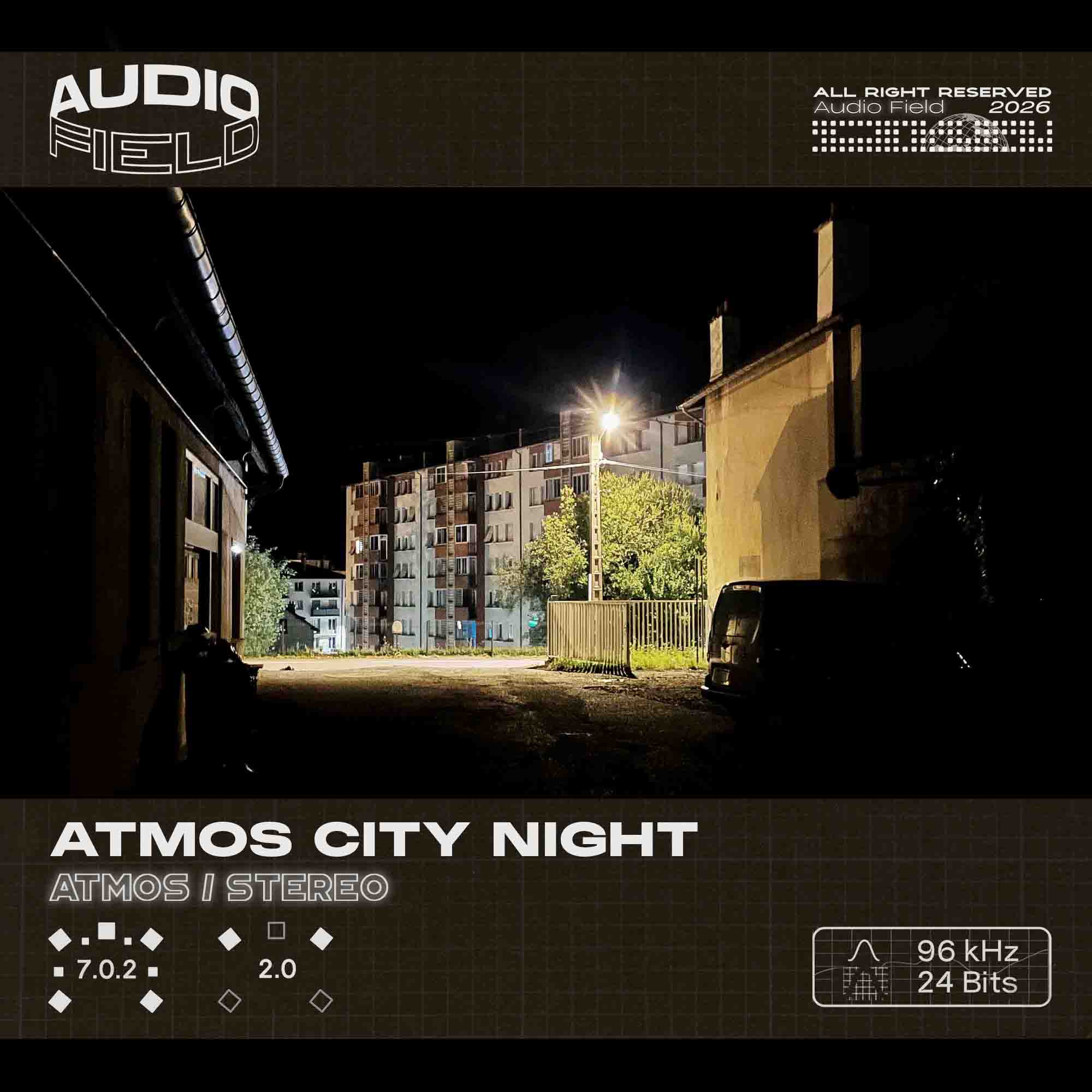 Atmos City Night sound library cover artwork