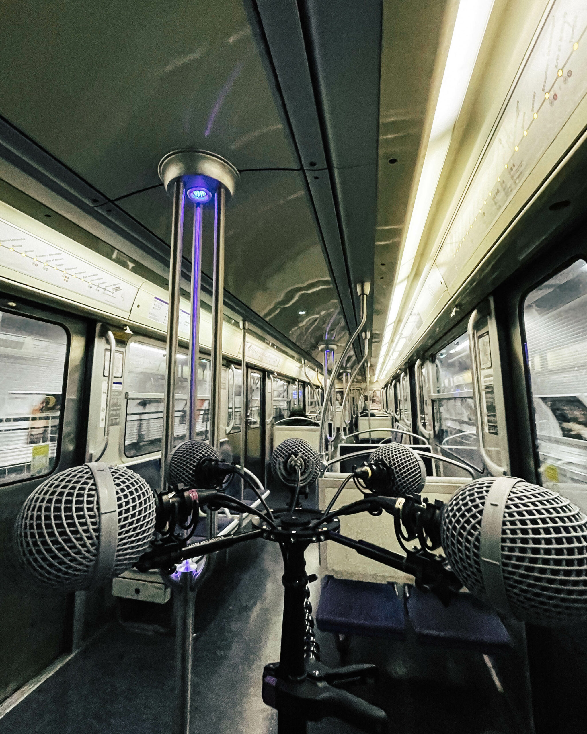 Paris Metro recording session