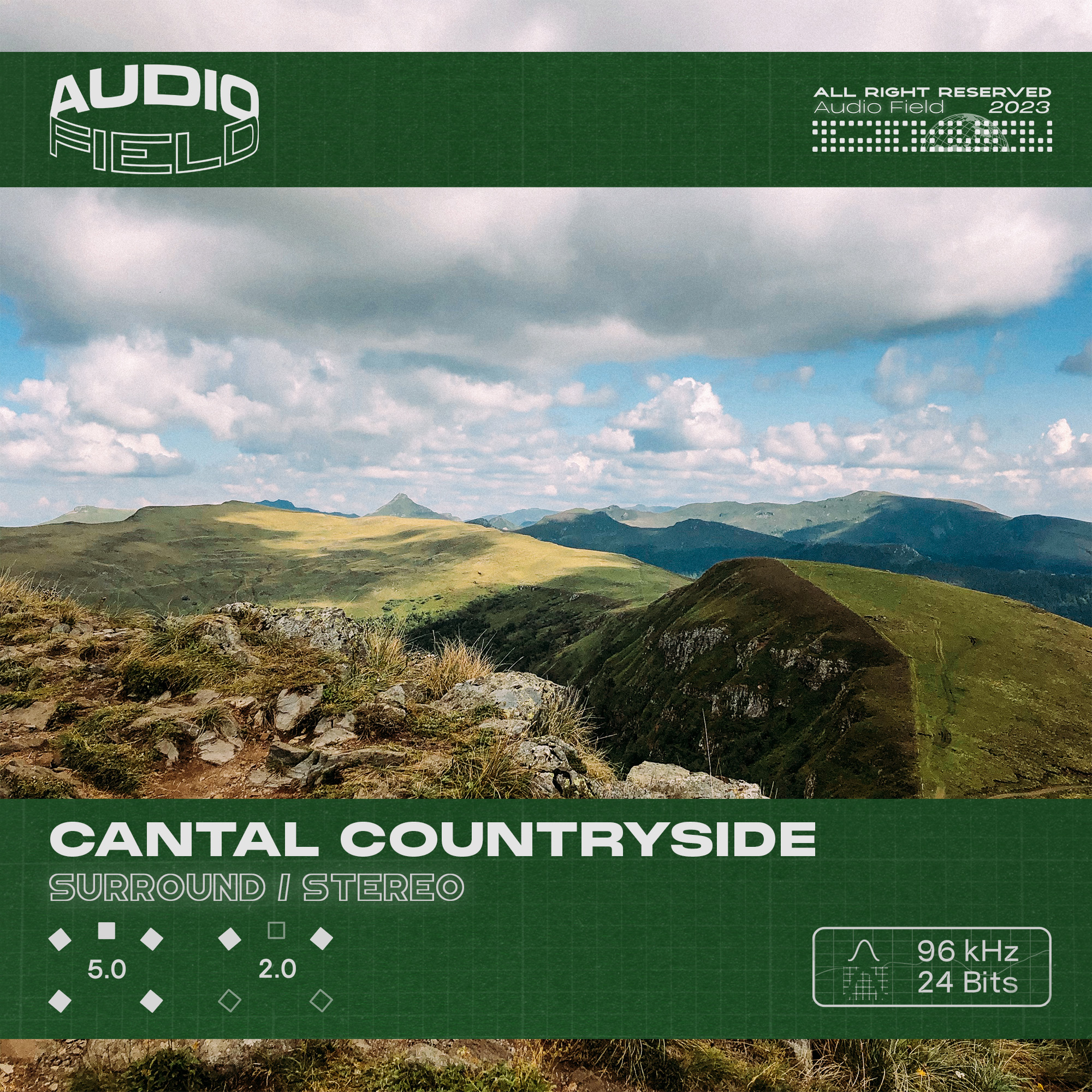 Cantal Countryside sound library cover artwork