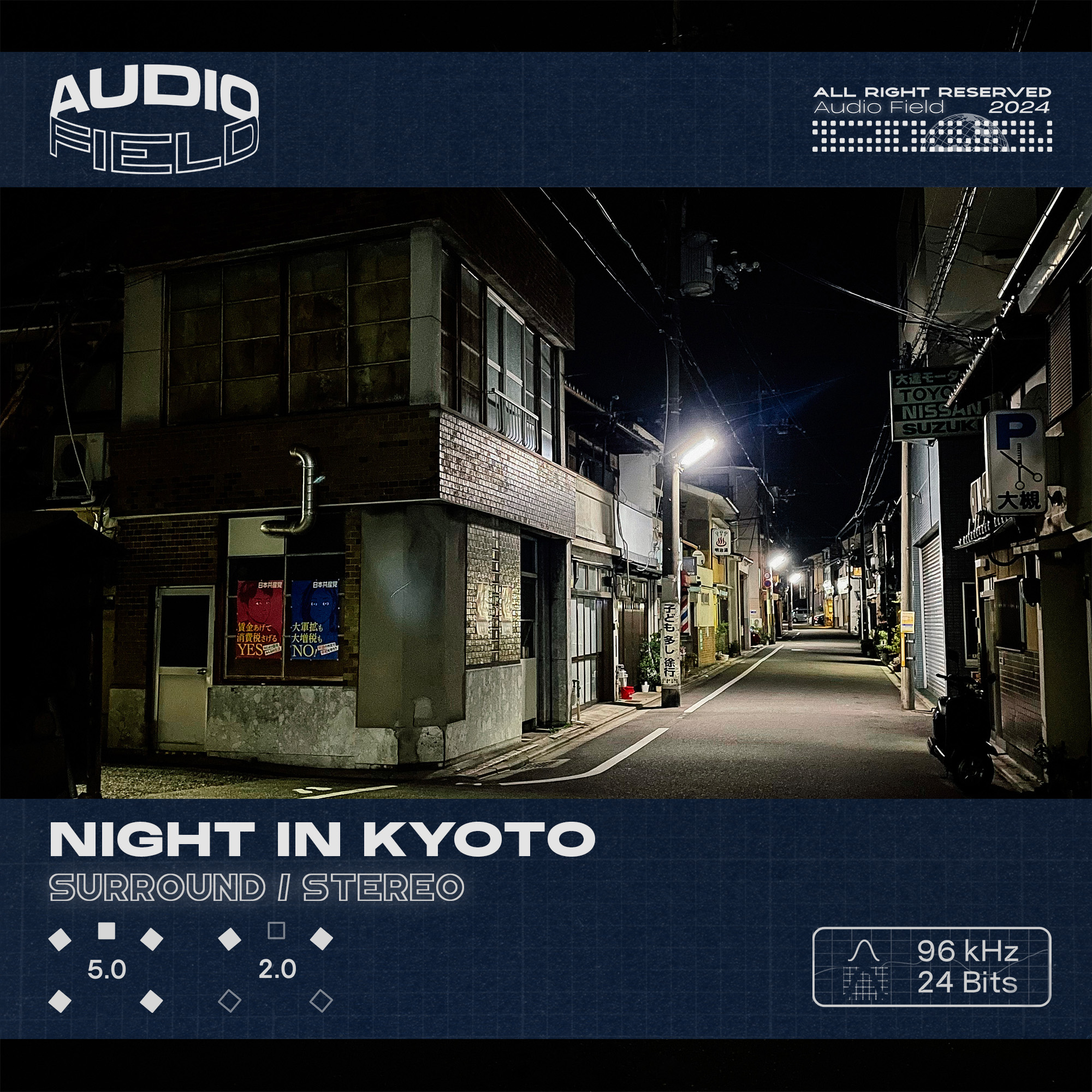 Night In Kyoto sound library cover artwork