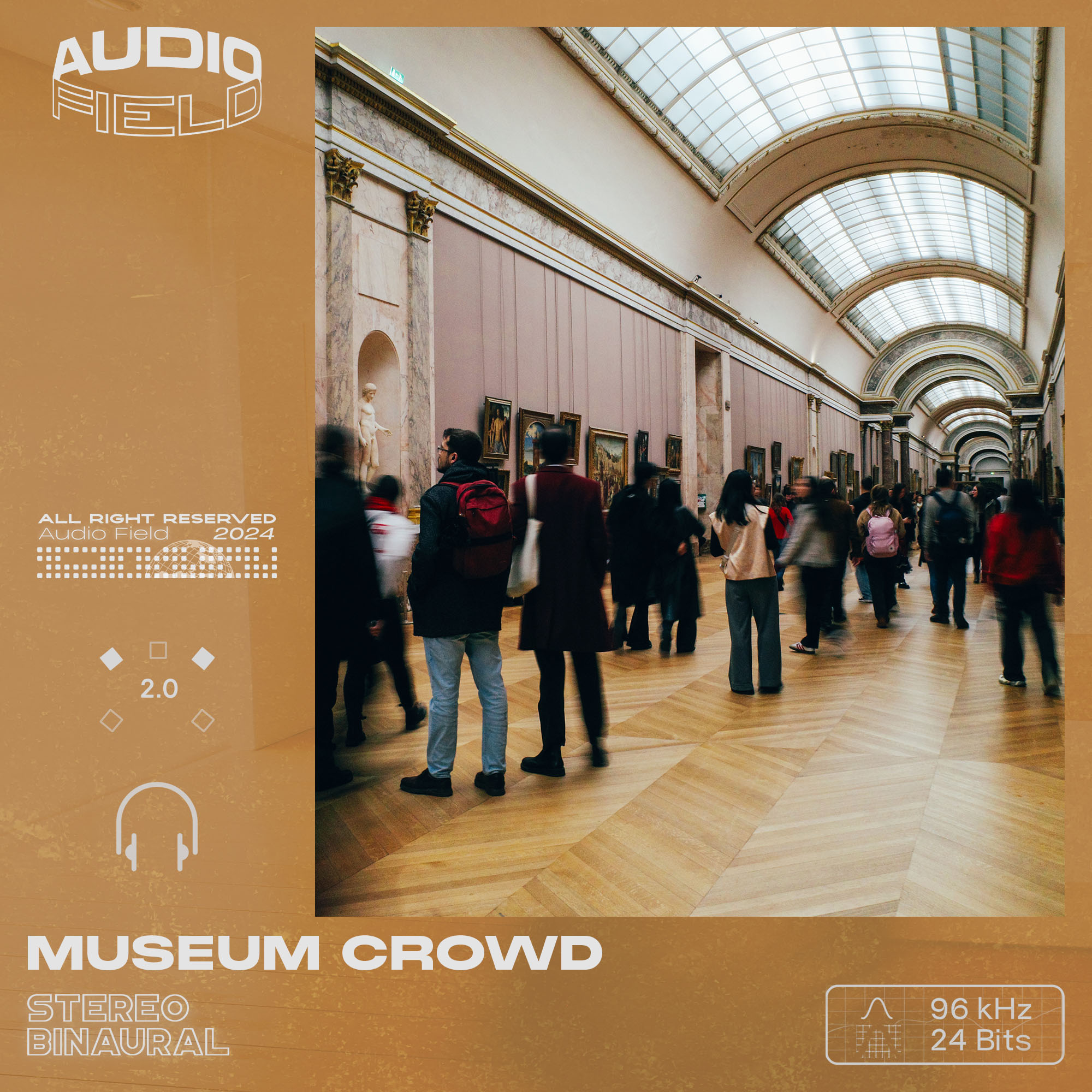 Museum Crowd sound library cover artwork