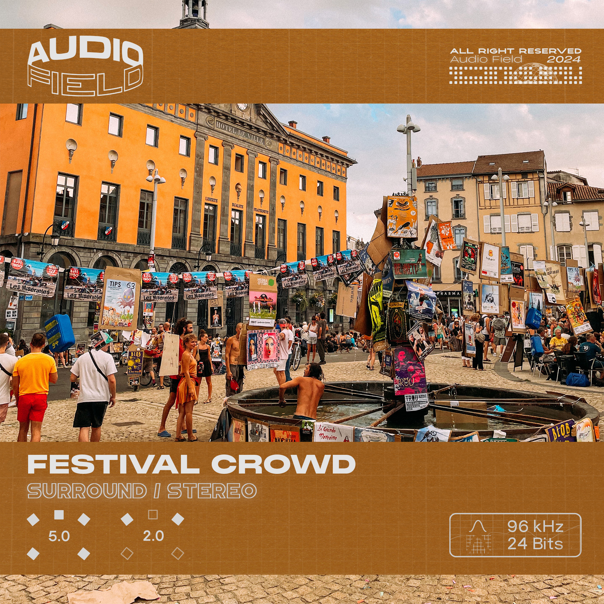 Festival Crowd sound library cover artwork